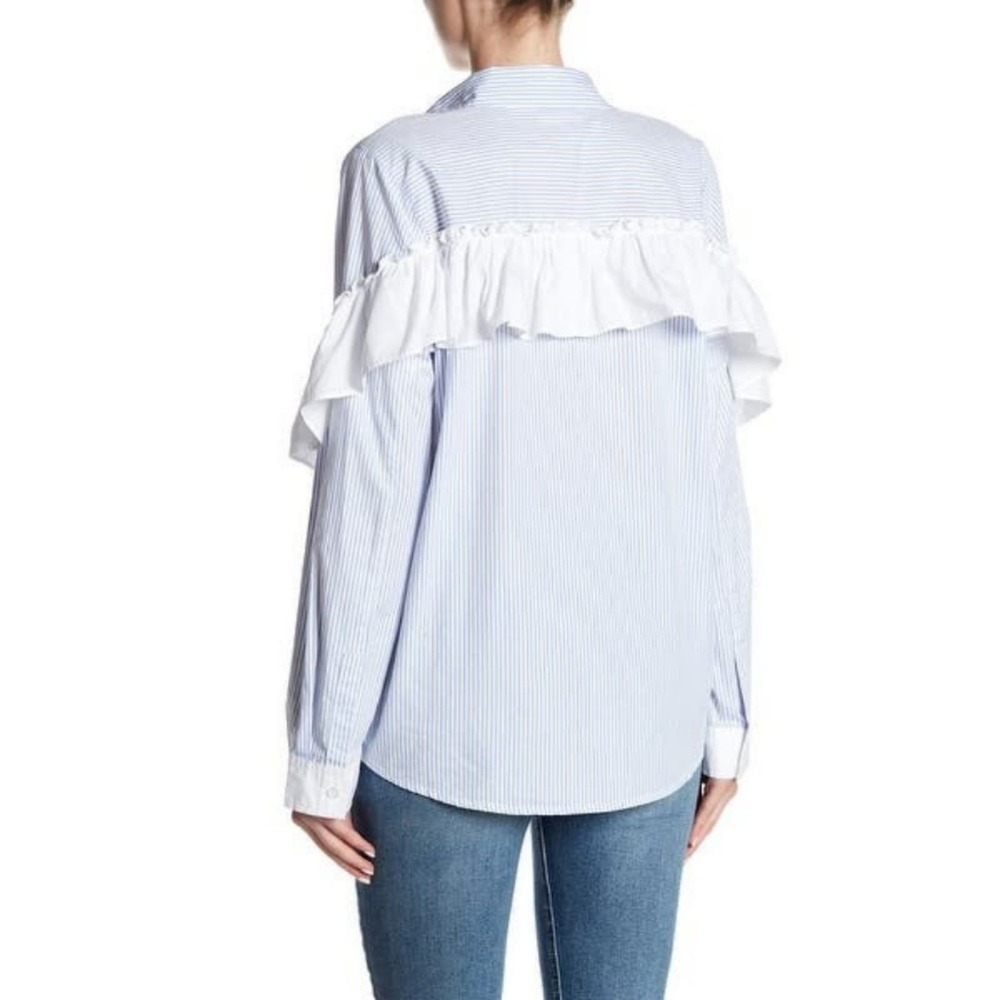 ABOUND | Ruffle Button Blouse | M - Picture 2 of 7